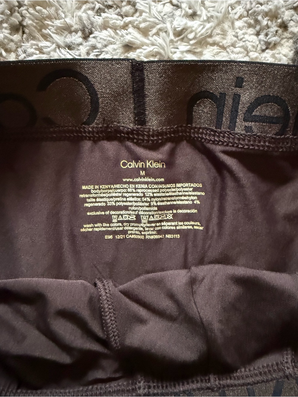 Calvin Klein Men’s Brown Modal Boxer Briefs - Comfort Fit - Picture 3 of 3